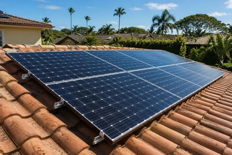 Installation de panneaux solaires à Chatte